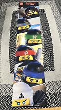 The LEGO Ninjago Movie Display Retail Store Banner Flag Rare Minifigures picture
