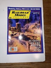 Railroad Model Craftsman Magazine 1996 December Oldtime PRR 2-8-0 BN SD70Mac Sun picture