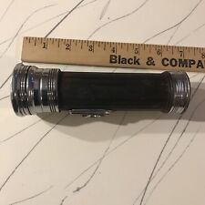 Vintage 1920’s Eveready Flashlight No. 2616 Black Painted Brass picture