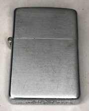 Vintage Zippo Lighter Matching Insert 2032695 Pat 3 barrel Brushed Chrome Sparks picture
