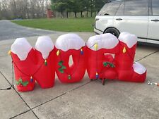 8ft Gemmy Airblown Inflatable Christmas NOEL picture