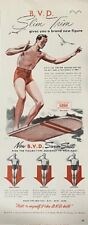Rare Vintage Original 1941 BVD Mens Bathing Suit Surfing Surfboard Advertisement picture