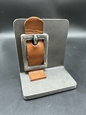 Vintage Heavy Wrought Metals Hand Finished Bookend by Bruce Fox Design Single picture