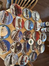 budweiser Holiday Plates Lot Also 2 Holiday Mugs picture