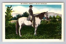 Lexington VA-Virginia, Portrait Gen Robert E Lee on Traveller, Vintage Postcard picture