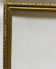 Antique Art Deco Gold Gilt Carved Wood Frame 14.75x11.75