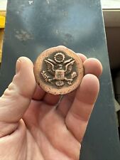 WWI Horse Rosette Copper Eagle Coat of Arms Calvary Scout Army Collector GIFT picture