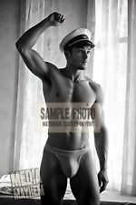 Muscles Sailor man in the bedroom bulge   Print 4x6 Gay Interest Photo #665 picture
