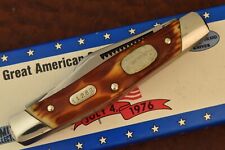 VINTAGE BOKER MADE IN USA GREAT AMERICAN STORYTELLER DELRIN STOCKMAN KNIFE 16001 picture