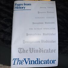 Rare Youngstown Vindicator Pages From History Events 1869-1991 Bound Softcover picture