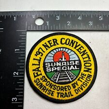 Vintage 1997 MODEL RAILROAD NER CONVENTION Patch (Railroad / Train Related) 46MZ picture