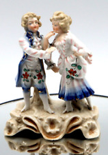 Antique Porcelain Courting Figurine Man & Woman Amazing Detail German French? picture
