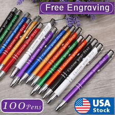 USA 100PCS Personalized Laser Engraved Pen, Business Pens, Gift Pens, Pen Gift picture
