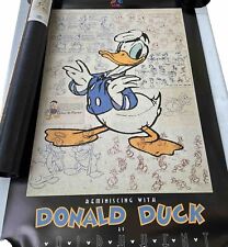 Vintage Walt Disney 70 Years With Donald Duck Poster 24’’ x 36’’ Ralph Kent picture