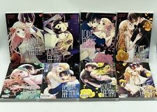 Love and Heart Volume 1 2 3 4 5 6 7 & 8 Chitose Kaido English Manga Anime Set picture