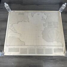 Extra Large Great Circle Sailing Chart of the North Atlantic Ocean (#1280, 1944) picture