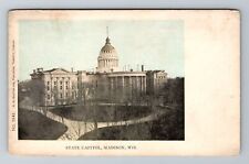 Madison WI-Wisconsin, State Capitol, Vintage Postcard picture