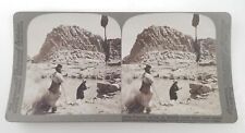 Underwood Stereoview Stereoscope View Card Moses Burning Bush /Holy Land 1913 picture