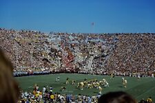 c1970s UOM Spartans vs Wake Forest~College Football Players on Field~35mm Slide picture