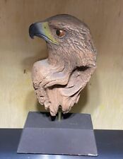 Limited Edition Rick Cain Resin Carved GOLDEN EAGLE 2013/3000 picture