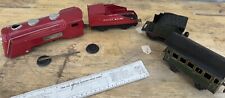 Vintage Metal Red Disney Mickey Mouse Train? Marx? Märklin? For Parts Only picture