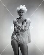 1960s Photo Print Big Breasts Blonde Tanlines Model Janice Lee JL25 picture