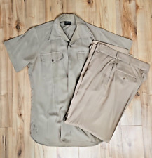 USMC Short Sleeve Shirt Size 16-1/2 and Trouser / Pants Original Uniform 1960's picture