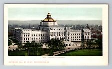 Washington DC-Library Of Congress, Aerial, Antique, Vintage Souvenir Postcard picture