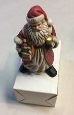 Vintage Enesco Santa and Snow Buddie Figurine 6” Height Multicolored picture
