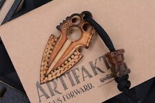 NEW Koch Tools Artifakt Arrowhead Pry Bar Toasted Richlite & Micarta Bead picture