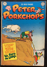 PETER PORKCHOPS #8 1951 DC Comics 52 Pages Estate Sale and Original Owner picture