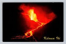 HI-Hawaii, Kilauea Iki Volcano, Antique, Vintage Postcard picture