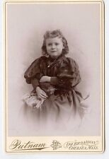 Cabinet Photo - Chelsea, Massachusetts -Cute Little Girl Nicely Dressed W/Locket picture