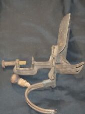 Antique Twin Cherry Pitter Stoner OLD TOOL Goodell Cast Iron Table Mount Manual picture