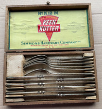 Vintage Keen Kutter Silverware Fork/Knife Advertising Box Set picture