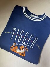 Disney Parks Winnie The Pooh Tigger Embroidered Pullover Sweater Sweatshirt M picture