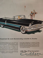 1955 Esquire Original Art Ad Advertisement New PACKARD Caribbean Automatic picture