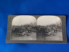 Antique Stereoview Card (23) 18613 Sacrificed on the Alter of Dead Soldiers WW1 picture