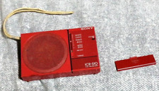 SONY ICR-S10(R) Red AM Compactradio Pocket Transistor Japan Vintage Working item picture