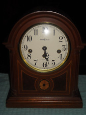 Howard Miller 613 150 mantle chime strike clock w/2 jewel movement working picture
