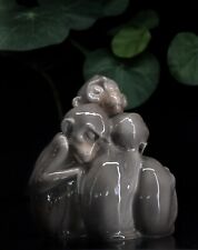 VTG Bing & Grondahl porcelain figurine #1581 “Monkey family” picture