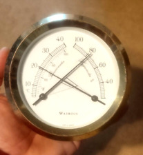 Watrous Germany Boat Marine Thermometer Hygrometer picture