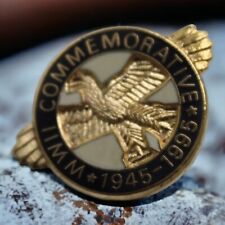 Vtg WWII Commemorative Lapel Pin Tie Tack 1945 1995 50 Year Anniversary picture