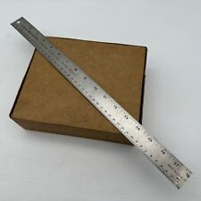 Vintage Westcott Flexible Stainless Steel Ruler R590-18 Made USA Cork Back USA picture