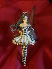 Dragonsite Symphony In Black & White Fairy Ornament by Nene Thomas NT109 picture
