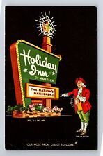New Stanton PA-Pennsylvania, Holiday Inn, Advertising, Vintage Postcard picture