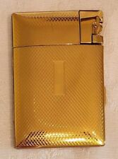Vintage Elgin American gold tone Cigarette Case & Lite-O-Magic Lighter  picture