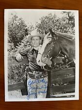 Jimmy Wakely Signed Vintage Photo Cowboy Movies Westerns Music picture