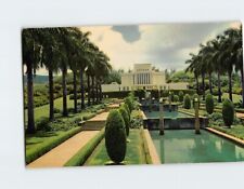 Postcard Mormon Temple in Hawaii, USA picture