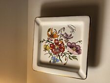 GUCCI Floral Vintage Ashtray Porcelaine/Italy picture